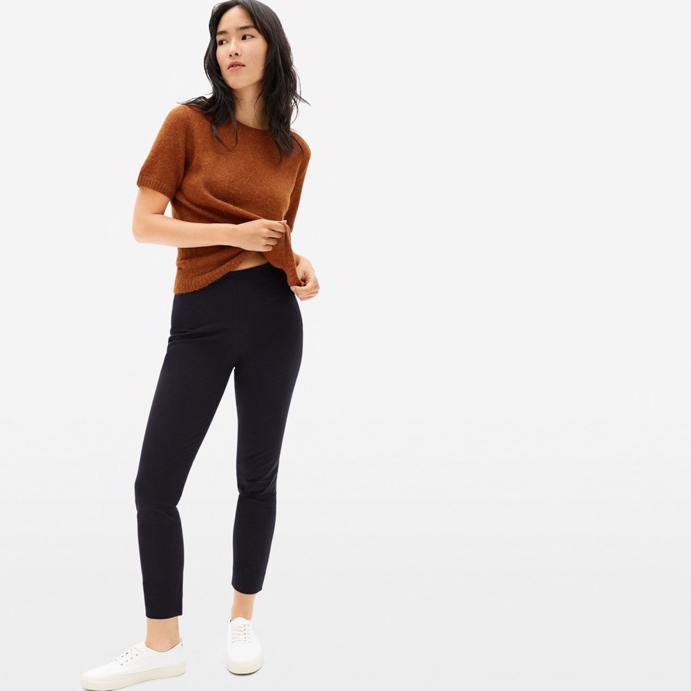 Everlane the side zip stretch cotton pant